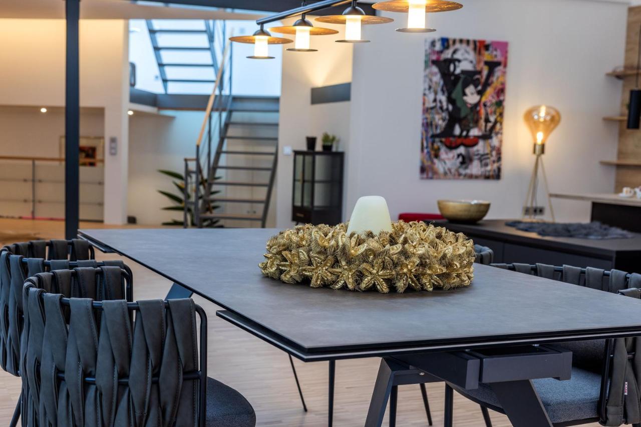 Gütersloh Luxus Wellness Loft - 245Qm - Designwohnen Im Zentrum מראה חיצוני תמונה