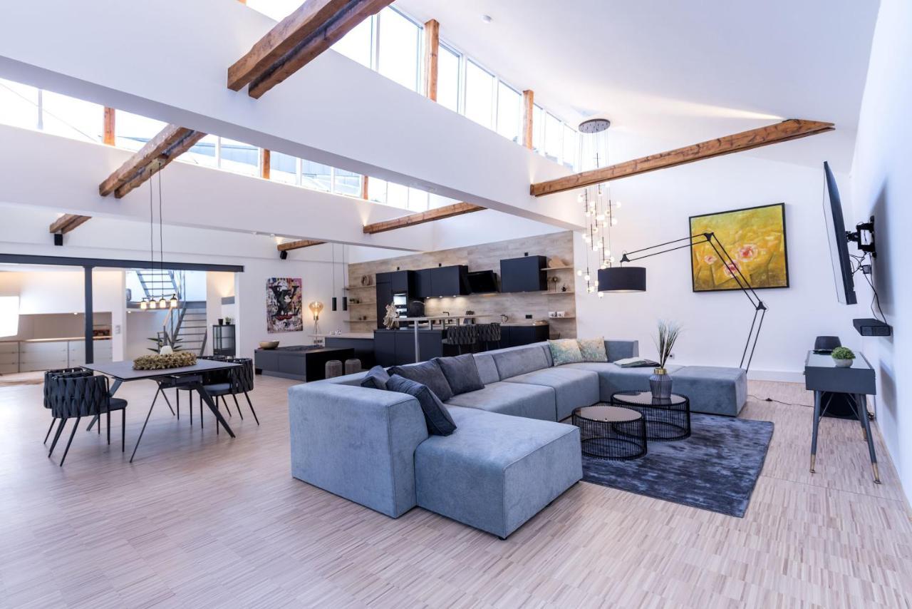 Gütersloh Luxus Wellness Loft - 245Qm - Designwohnen Im Zentrum מראה חיצוני תמונה