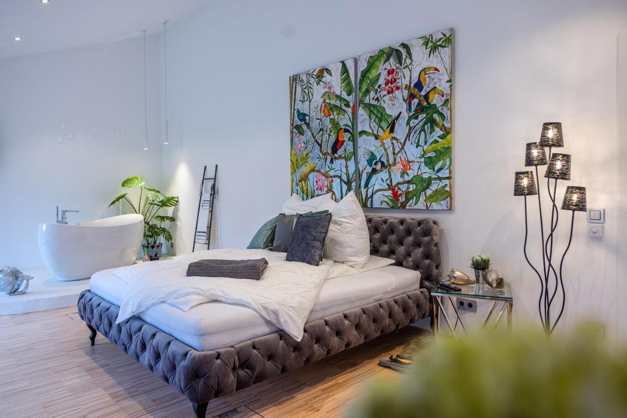 Gütersloh Luxus Wellness Loft - 245Qm - Designwohnen Im Zentrum מראה חיצוני תמונה