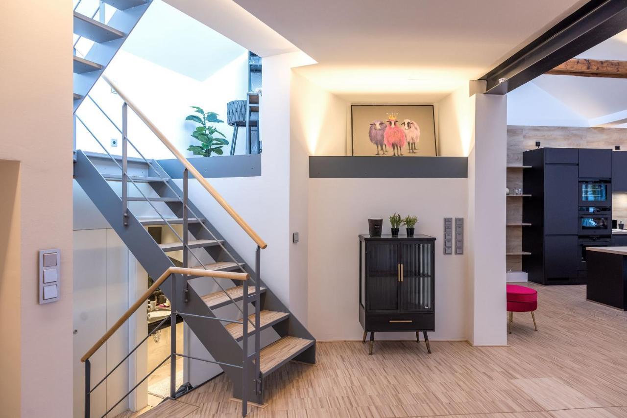 Gütersloh Luxus Wellness Loft - 245Qm - Designwohnen Im Zentrum מראה חיצוני תמונה