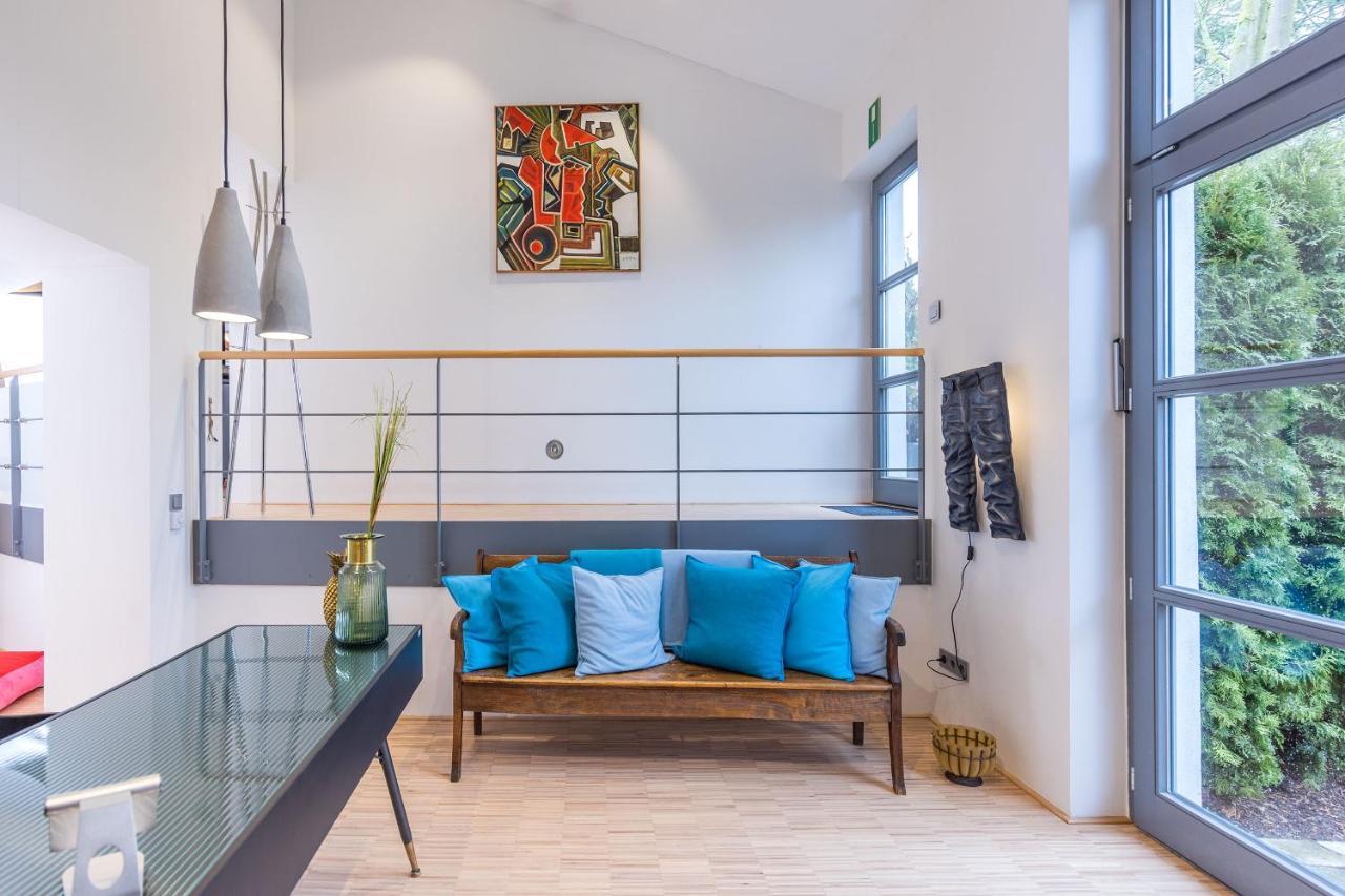 Gütersloh Luxus Wellness Loft - 245Qm - Designwohnen Im Zentrum מראה חיצוני תמונה